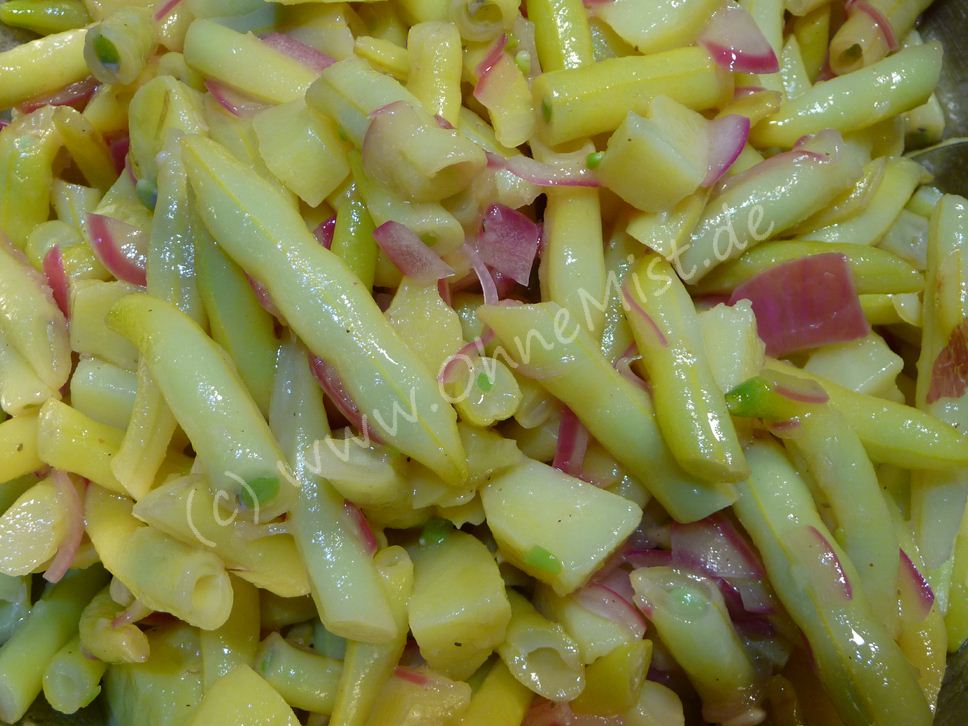 Gelber Bohnensalat mit Kartoffeln | Ohne Mist