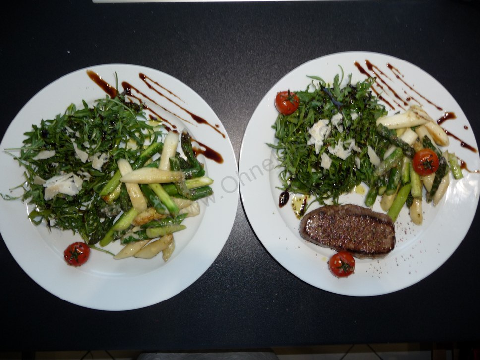 Rucolasalat mit gehobeltem Parmesan | Ohne Mist