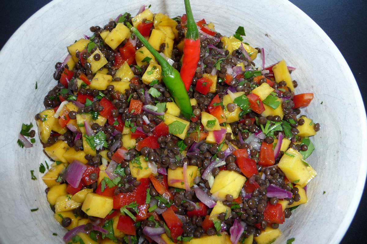 Mango Linsen Salat