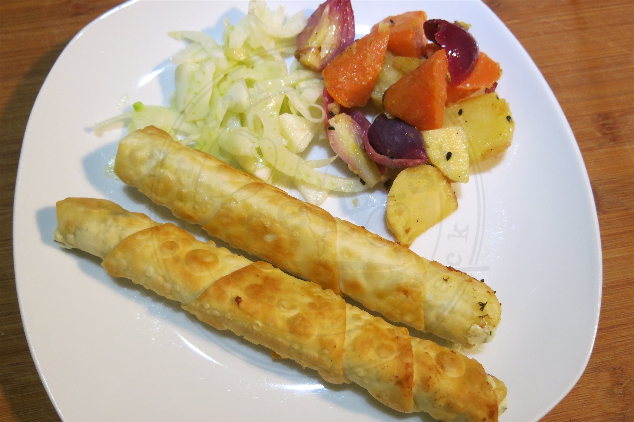 Zigarrenbörek mit Feta gefüllt – Mit viel frischer Petersilie oder auch ...